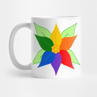 Pride Poinsettia Mug